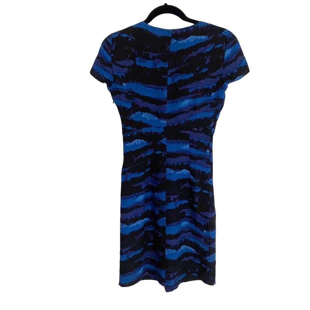 Tory Burch Dress Blue Sheath Style 100% Silk 2 - Picture 2 of 8